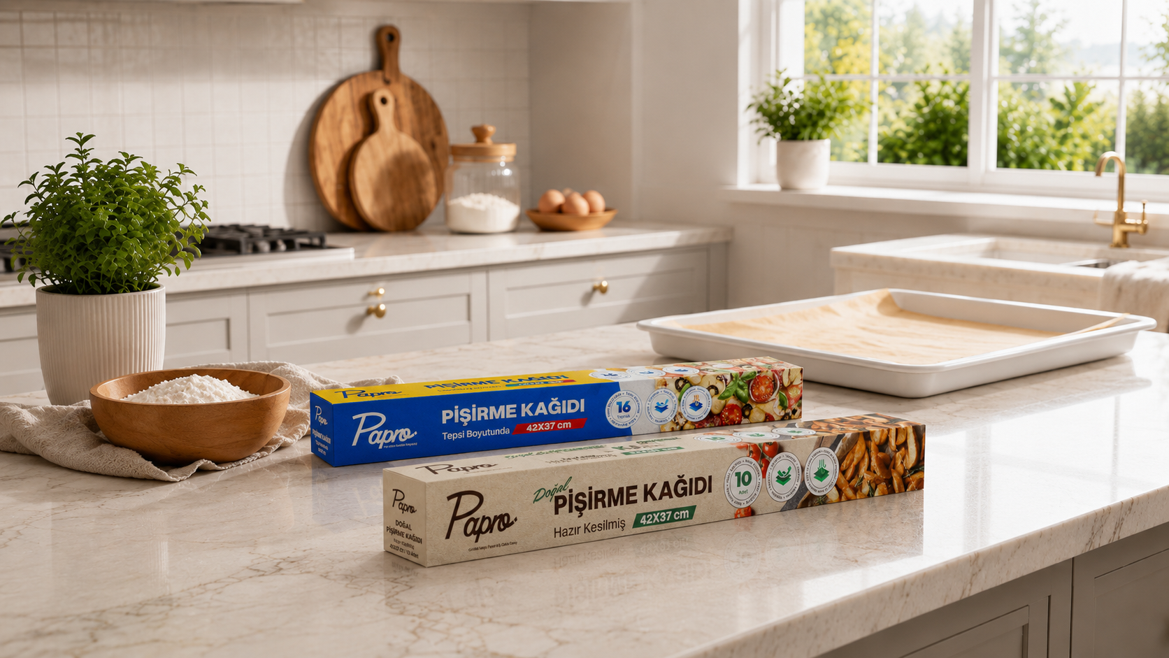 Doğal Pişirme Kağıdı ile Temiz ve Pratik Pişirme